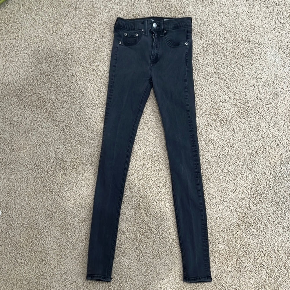 Rag & Bone dark grey skinny jeans